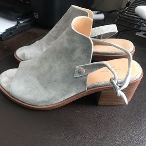 Rag & bone suede gray heels